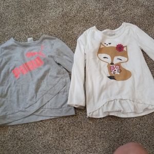 Long sleeve girls shirts